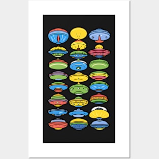 UFO Colors Posters and Art